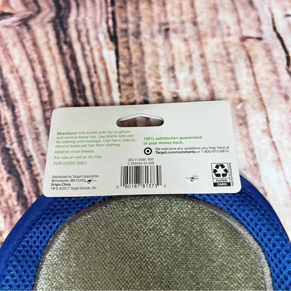 Pet Grooming Glove Brush Deshedding Tool Double Sided NEW Set of 3